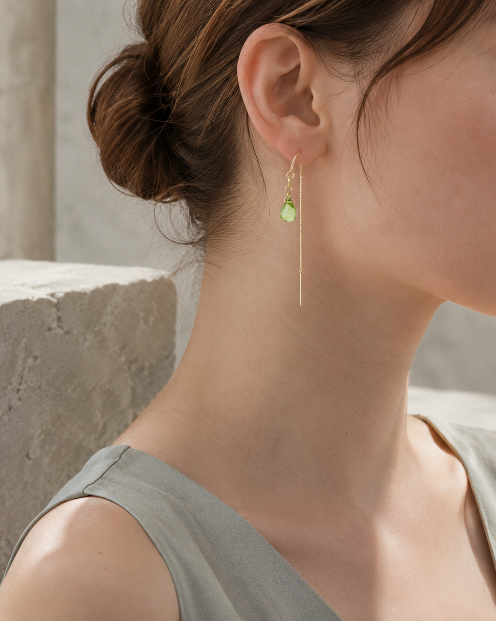 String Drop -  Peridot