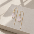 String Drop -  Rose Quartz