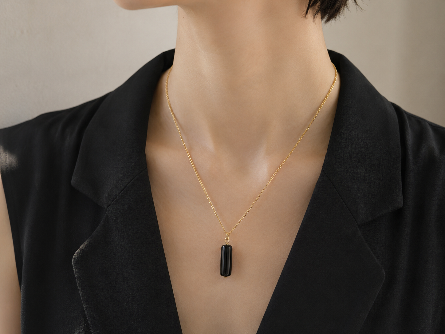 Black Guardian - Onyx Necklace