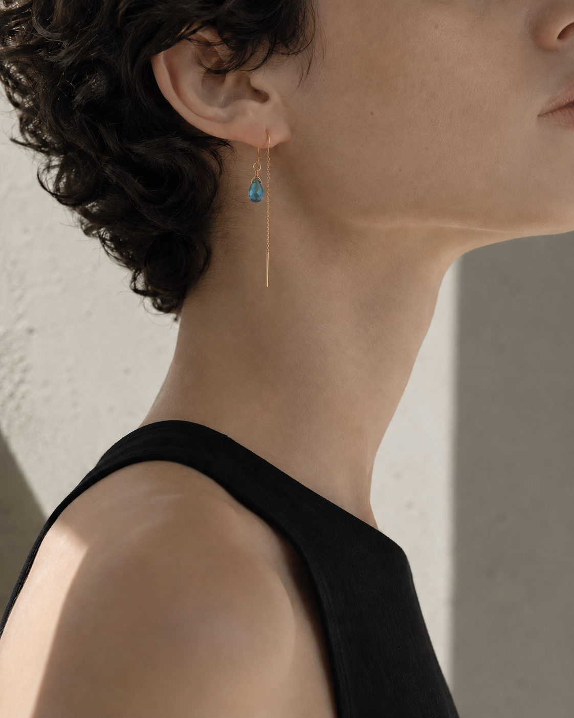 String Drop - London Blue Topaz